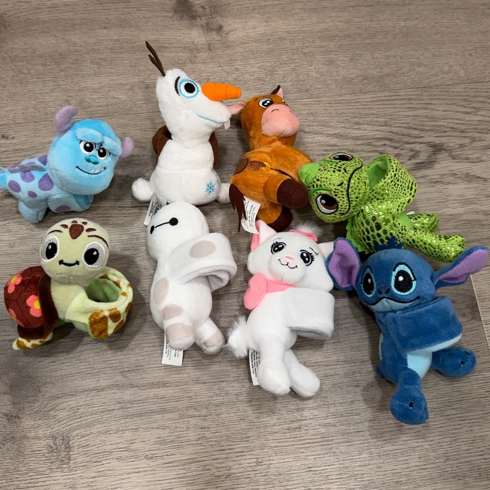 Disney Cutie Cuff Slap Bands Lot of 8